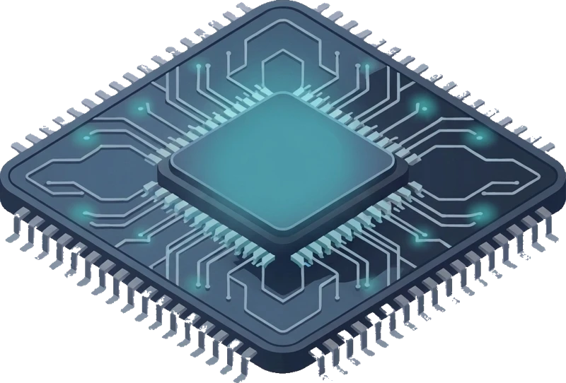 Conceptual processor illustration representing Fix software Memory